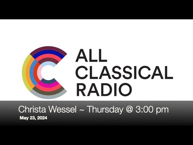 Folias Duo, Carmen Maret & Andrew Bergeron, on All Classical's Thursday at 3:00 pm, Christa Wessel