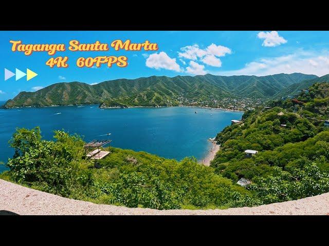 Recorrido en moto y a pie Taganga, Santa Marta - Colombia [ 4K 60 FPS ]