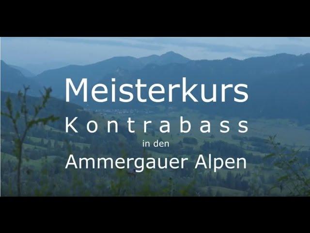 Klassiktage Akademie 2016 - Meisterkurs für Kontrabass