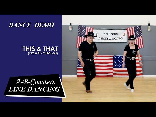 THIS & THAT - Line Dance Demo & Walk Through