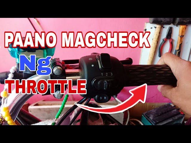 PAANO MAGCHECK NG THROTTLE KUNG SIRA NA | EBIKE REPAIR SHOP