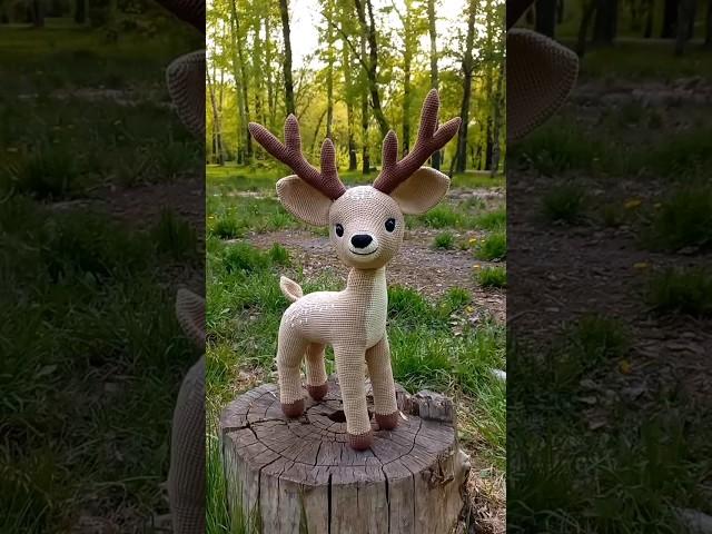 Олень вязаный крючком Deer amigurumi #crochet #amigurumi