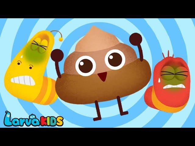 POO POO AND OTHER SONGS |NURSERY RHYME | LARVA KIDS | LEARNING SONG