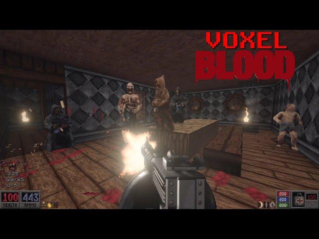 Voxel Blood [Coagulated mod, Raze] - E2M1 Showcase | 4K/60