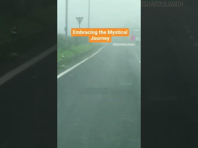 Embracing the Mystical Journey #viral #foggyweather #youtubeshorts #shorts #rainydayadventures