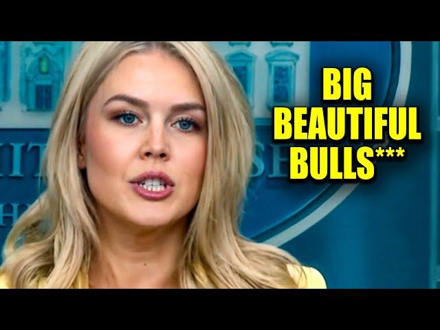 Trump's Press Sec. SQUIRMS As GOP Budget Explodes Deficit