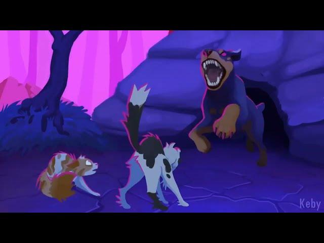 How Brightpaw really felt during the fight with the pack or dogs [Warrior Cats]