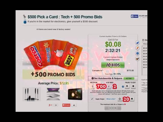Beezid Snipers 101: Carnivorous Explains The Key To Penny Auction Success!