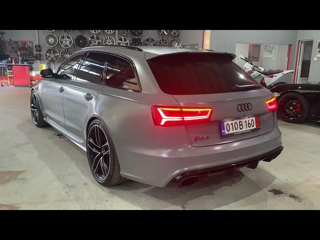 Audi RS6 Matrix Exhaust sound *CLASS MOTORS Haskovo*