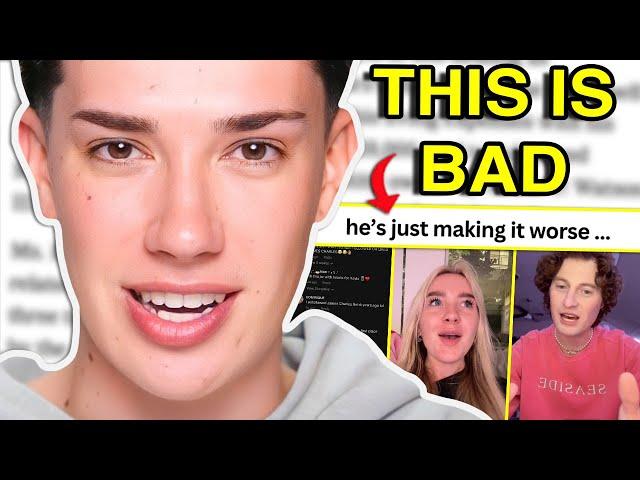 JAMES CHARLES SITUATION GETS WORSE (he responds)