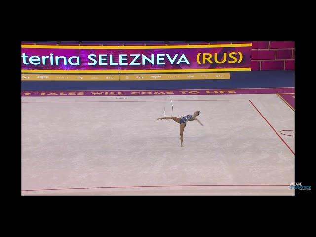 Ekaterina Selezneva (RUS) Hoop Final - 37th FIG World Championships 2019 Baku