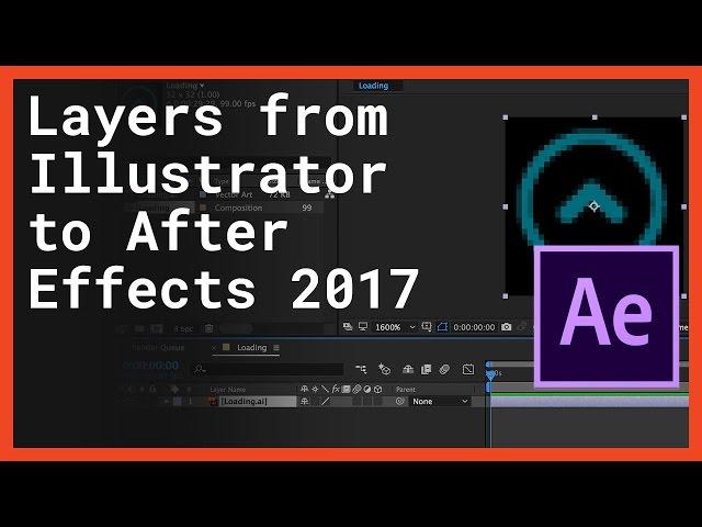 Importing layers from Illustrator 2017 to After Effects 2017