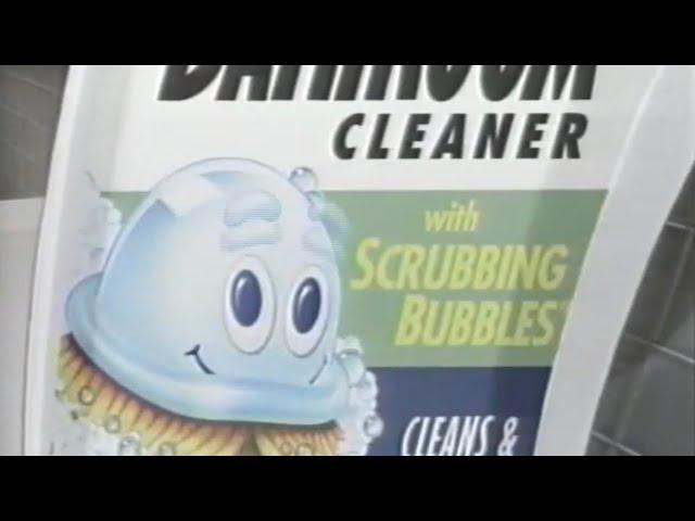 1995 Dow Bathroom Cleaner w/Scrubbing Bubbles Commercial