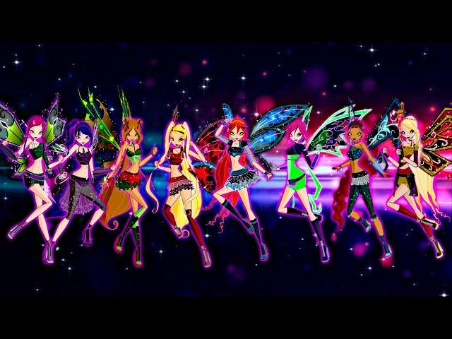Winx club Dark Believix Transformation with Roxy and Daphne Full EXCLUSIVE | Fanmade | Winxclub