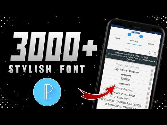 3000 fonts for pixellab 2022 | Stylish english fonts pack download | pixellab Font Download 2022