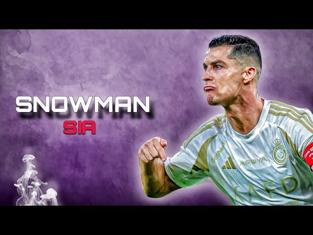 CRISTIANO RONALDO SNOWMAN SIA | SKILLS & GOALS 2024-2025 | 4K