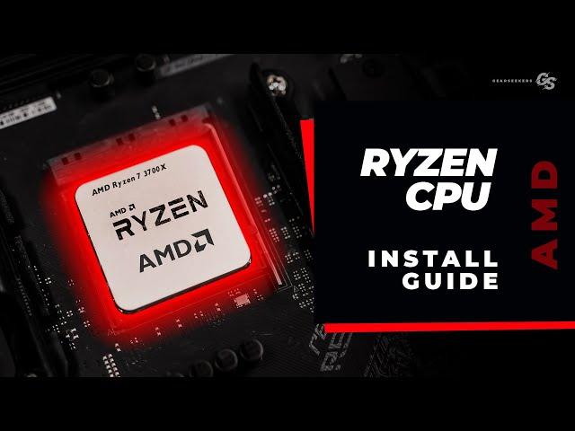 AMD Ryzen (AM4) CPU Installation For Beginners + CPU Cooler