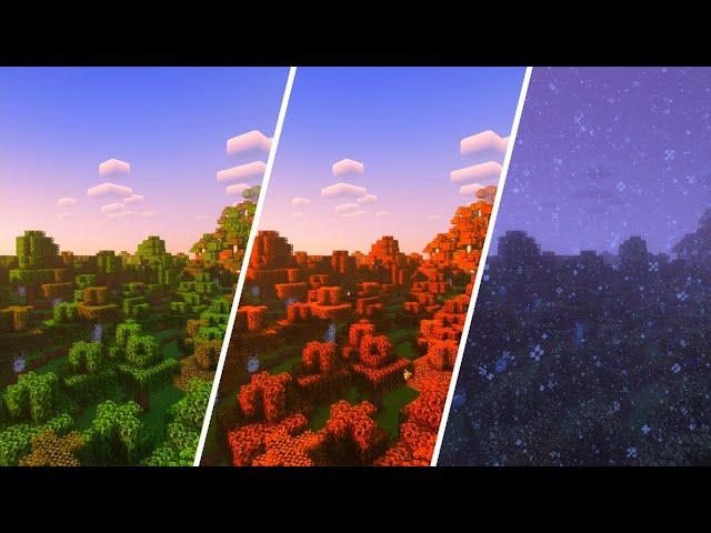 This Minecraft Mod Adds Seasons ! [Serene Seasons 1.19]