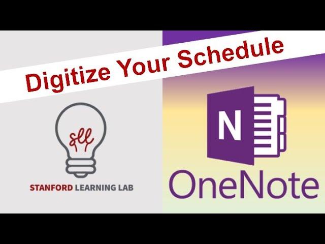 How to Use One-Note for Time Management