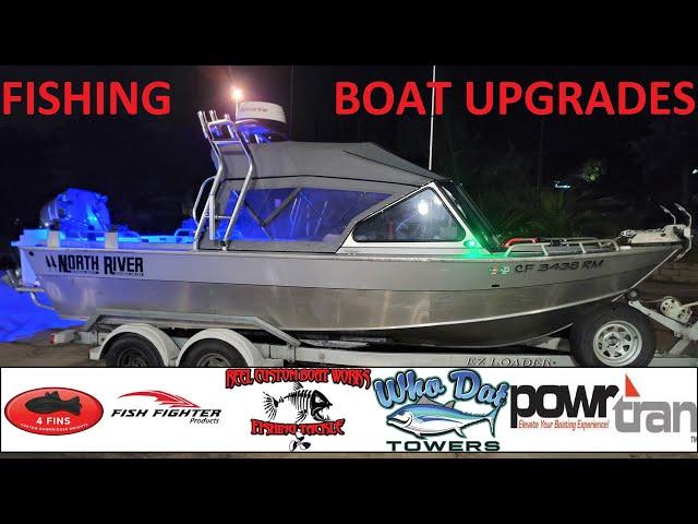 All the UPGRADES to my North River Seahawk Fishing Boat