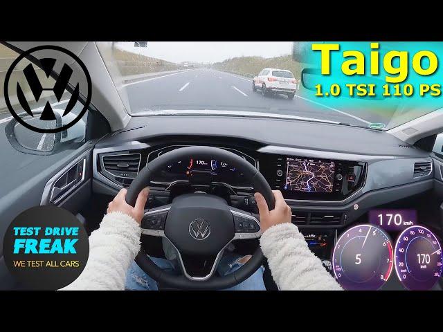 2023 Volkswagen Taigo 1.0 TSI 110 PS TOP SPEED AUTOBAHN DRIVE POV