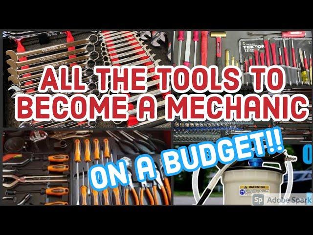 All the Tools to become a Mechanic with a budget of 2500 dollars in Mid Range Tools