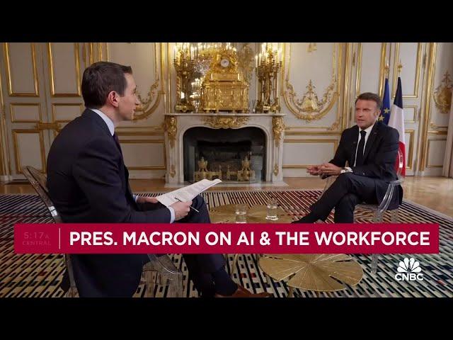 CNBC exclusive: French President Emmanuel Macron on AI, geopolitics and the economy