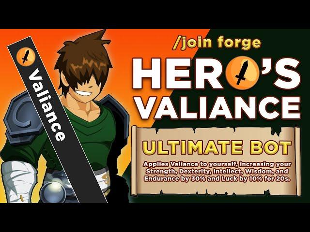 Forge Weapon - Hero's Valiance Enhancement (Ultimate Bot) || GRIMLITE REV