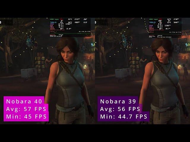 Linux Nobara 40 vs Nobara 39 vs Windows 11 1440p and 4k gaming comparison | 4080 Super