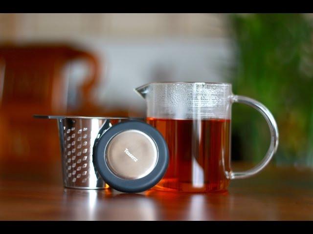 Teasenz Tea Maker: Tea Sieve Review - Tea Sifter Demonstration