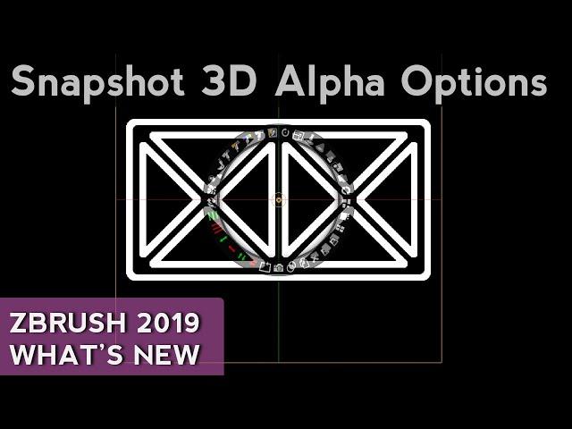 039 ZBrush Snapshot 3D Extend Quick Select Mirror and Frame