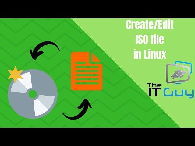 Create and edit an ISO file in Linux (mkisofs)