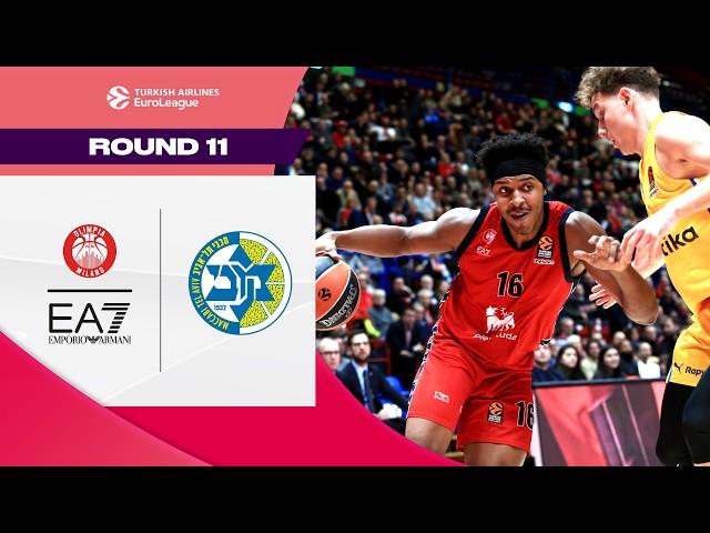 MESSINA proves DOUBTERS wrong | Milano – Maccabi | BASKETBALL HIGHLIGHTS R11 2024-25