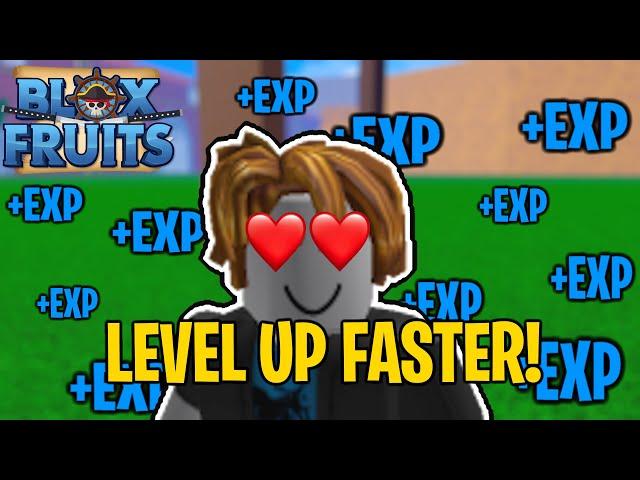 FASTEST WAY TO LEVEL UP EASY IN BLOX FRUITS - Roblox