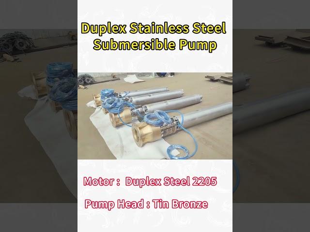 Duplex Stainless Steel Submersible Pump  #duplexsteel #submersiblewaterpump