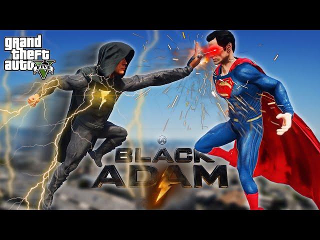 GTA 5 - Superman VS Black Adam | Battle of the Strongest !!