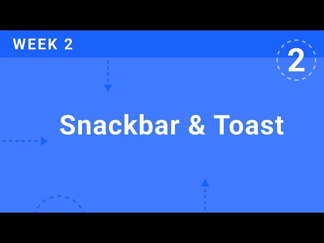 WEEK 2 | SnackBar & Toast | Flutter & Firebase Developer Bootcamp