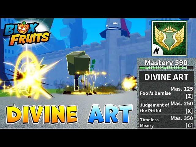 НОВЫЙ АНГЕЛЬСКИЙ СТИЛЬ БОЯ Divine Art - Сливы Блокс Фрутс Roblox Blox Fruits