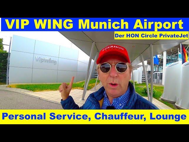 VIP WING Munich Airport Personal Service, Chauffeur, Lounge | Der HON PrivateJet