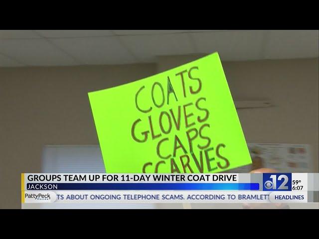 Local groups launch annual winter apparel drive