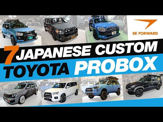 7 modified Toyota Probox -Tokyo Auto Salon 2024