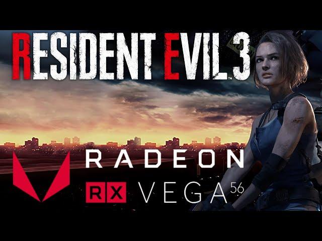 RX Vega 56 - Resident Evil 3 Demo 1080p/1440p/4K Max Settings Framerate Gameplay