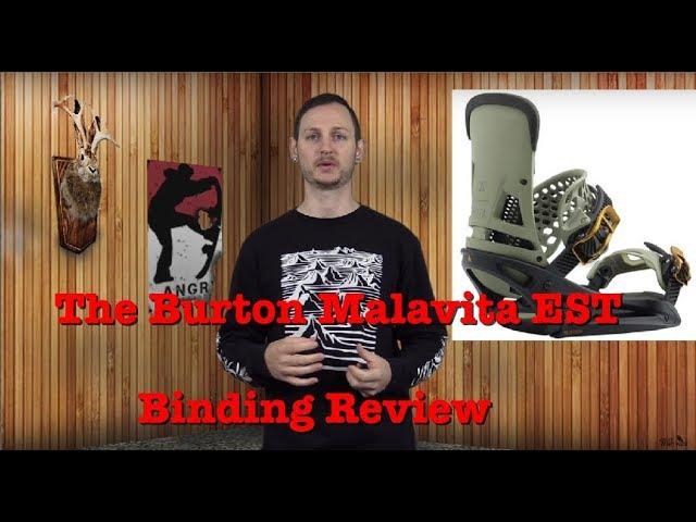 The 2019 Burton Malavita EST Snowboard Binding Review