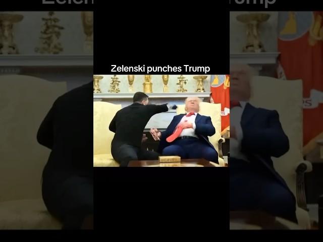 Zelenski punches Trump live on TV