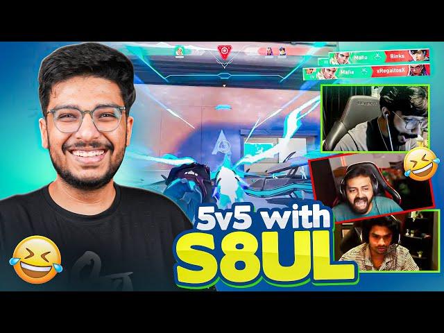 Everyone Was Shocked After This! | S8ul Valorant 5v5