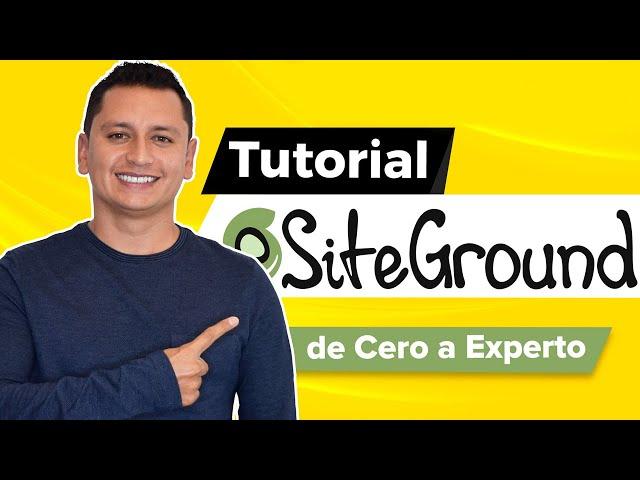  Tutorial SiteGround Desde Cero  Mejor Hosting para WordPress