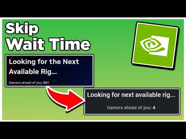 *NEW* How to SKIP GeForce NOW WAIT TIME