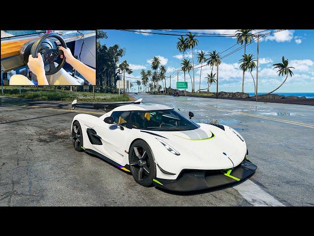 Koenigsegg Jesko - The Crew Motorfest (Steering Wheel Gameplay)