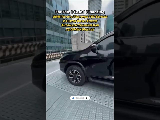 For sale 2018 Toyota Fortuner TRD 2