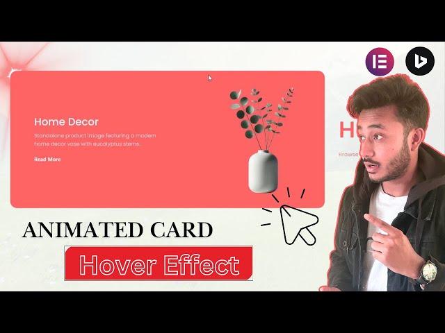 How to Create AMAZING HOVER Effect Animated Card Section Designs!